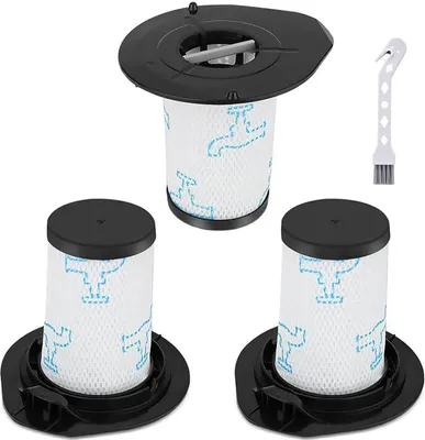 Produktbild von 3er-Pack Filter für Rowenta Air Force 460 All in One RH92 Modelle une Air Force Flex 560 RH94 Akku Staubsauger Ersatzteile, Ersatzfilter für Rowenta Air Force Flex 460 Zubehör,