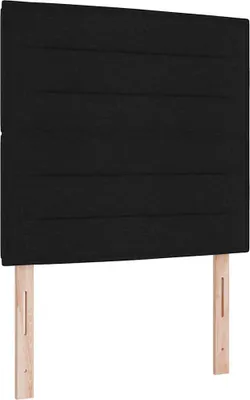 Produktbild von vidaXL Kopfteil Schwarz 90 cm Stoff