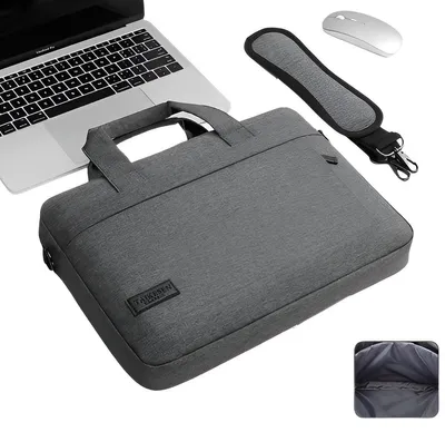 Productafbeelding van CarryQuest® - Laptophoes - 13 inch - Oxford-stof - grijs
