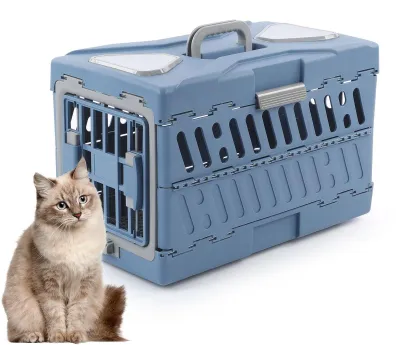 Produktbild von Faltbarer, tragbarer Katzentransportkorb