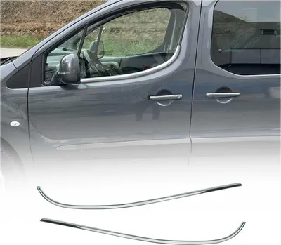 Zdjęcie produktu dla Listwy okienne do Peugeot Partner Citroen Berlingo 2008-2018 chrom