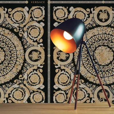 Produktbild von TADESSI Tapete Barock Jacopo M1-No.315 Vliestapete Schwarz Gold Tapete mit Ornamenten Wohnzimmer Schlafzimmer Küche
