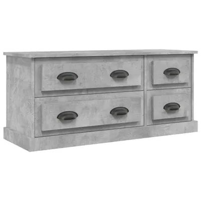 Produktbild von TV-Schrank Betongrau 100x35,5x45 cm Holzwerkstoff