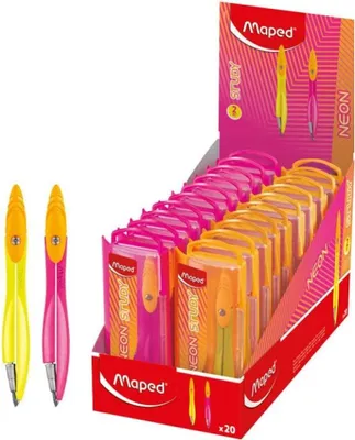Image de Maped 199500 Maped Boîte à compas STUDY NEON, couleurs assorties