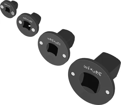 Obrázek produktu pro 4ks sada nízkoprofilových nástrčných adaptérů s vloženým pohonem Redukce z nerezové oceli 1inx3/4in 3/4inx1/2in 1/2inx3/8in 3/8inx1/4in