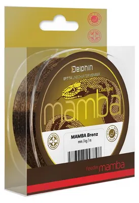 Image de DELPHIN MAMBA Feeder, 300 m, 0,28 mm, 6,1 kg, marron, fil de pêche monofilament, 101002739