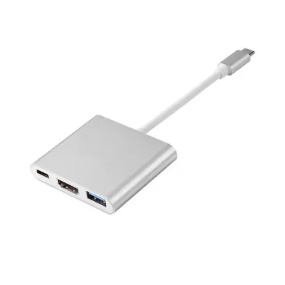 Produktbild von P58C USB-C auf HDMI Adapter – 4K Multiport Typ-C Adapter mit USB 3.1, Plug & Play für Laptop, Tablet & Smartphone