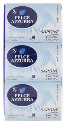 Produktbild von Saponetta Classico Seife 100g 3Stück - Felce Azzurra
