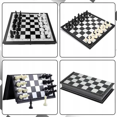 Produktbild von Magnetisches Schachspiel Klassisch Reise Brettspiel Warcabki