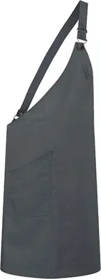 Obrázok produktu pre Karlowsky LS 36 | Asymetrická zástera Classic s vreckom - Farba: antracitová (cca Pantone 432C) - Rozmery: 70 x 90 cm