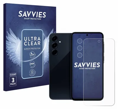Produktbild von 6x Für Samsung Galaxy A35 5G (Display+Kamera) Schutzfolie Savvies Displayschutz Display Schutz Folie Klar Transparent