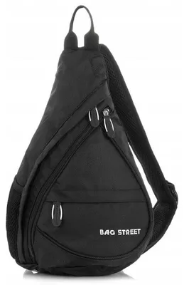 Produktbild von BAG STREET Sportrucksack Ein Schultergurt Schwarz Leicht