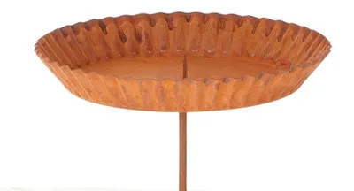 Zdjęcie produktu dla Hbx Natural Living Świecznik na szpilce, średnica 14 cm, rdza