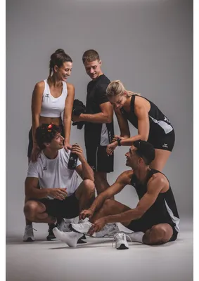 Produktbild von Erima T&f Wings Singlet Schwarz/Weiß