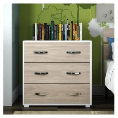 Immagine prodotto di Comò 3 cassetti colore olmo 91x45x81H