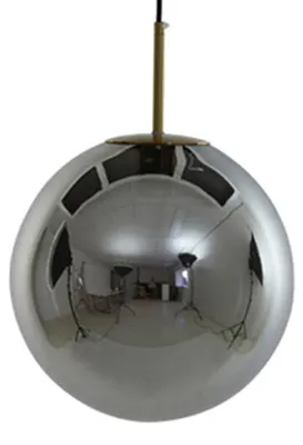 Image de Light & Living - suspension - Medina - bronze - verre verre fumé - Ø 30cm - E27 - 2958765