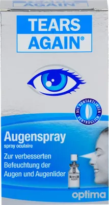Image de Spray oculaire TEARS AGAIN, pour une meilleure hydratation des yeux et des paupières, solution de 10 ml