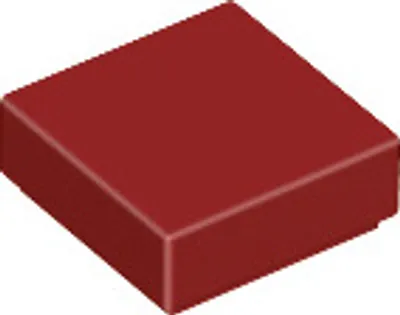 Immagine prodotto di 250 pezzi LEGO, parte c. 3070 in rosso scuro