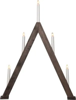 Produktbild von Star Trading 214-63-1 Fensterleuchter "Albo", 5-flammig, braun