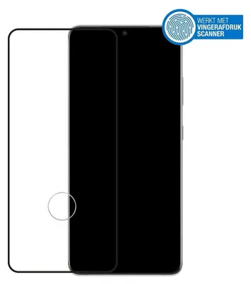 Produktbild von Mobilize Premium Samsung Galaxy S21 Ultra Panzerglas Gehärtetes Glas Displayschutz - Hüllenfreundlich - Schwarz