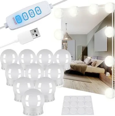 Image de Lampes LED pour miroir/coiffeuse - 10 pcs.