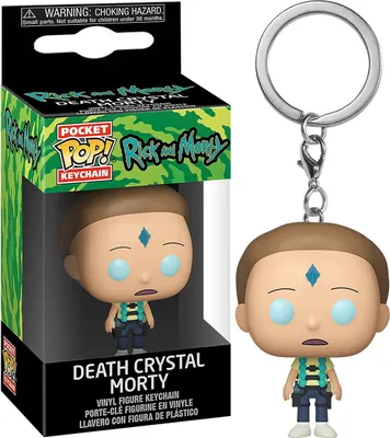 Produktbild von Rick And Morty - Death Crystal Morty  - Schlüsselanhänger Funko Pocket POP! Keyc