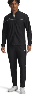 Produktbild von Under Armour UA Challenger Trainingsanzug für Herren, Erwachsener, Männlich, Tracksuit jacket, Tracksuit trousers, Schwarz, Fußball, Langärmlig