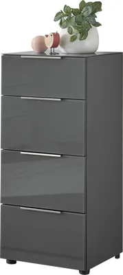 Produktbild von Hochkommode >Sean< in Anthrazit, - 45x99x40 cm (BxHxT)