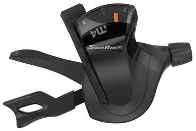Produktbild von SunRace Schalthebel DLM403 3-fach schwarz,1 Stück.