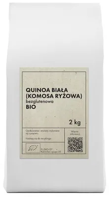 QUINOA BIAŁA (KOMOSA RYŻOWA) BEZGLUTENOWA BIO 2 kg - THE PLANET