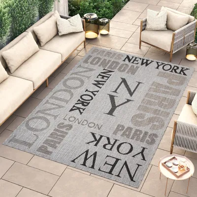 Immagine prodotto di Tappeto Tapiso MELISSA, aspetto naturale, adatto per interni ed esterni, dimensioni 200 x 290 cm