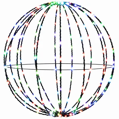 Image de vidaXL, décoration de Noël lumineuse, 96 LED, multicolore