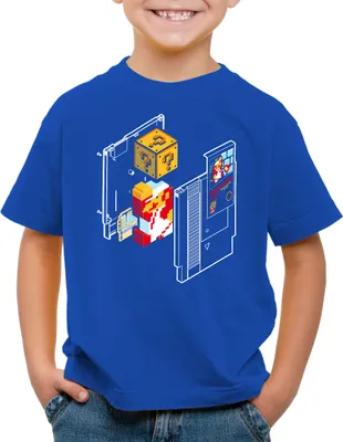 Produktbild von style3 Plumber Bros Kinder T-Shirt snes classic mini 8-Bit gamer retro classic