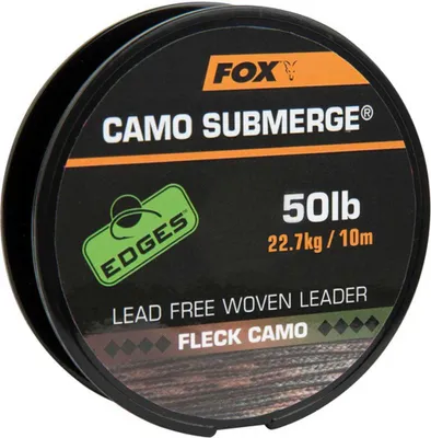 Produktbild von Fox Submerge Camo Lead free woven Leader - Vorfachschnur, Tragkraft:50lbs/22.7kg