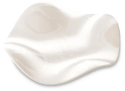 Immagine prodotto di Portagioie Vetroceramica - Conchiglia - 16,5 x 16,5 x 2,5 cm - Bianco