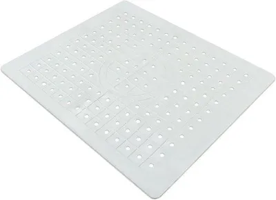 Produktbild von Küchenabtropfschale mit Ablauf und Anti-Rutsch (31x26 cm)