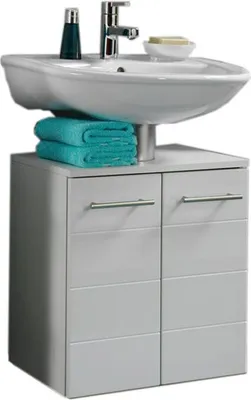 Produktbild von Held Rimini Unterbeckenschrank,Hochglanz-Weiß/Weiß 842084