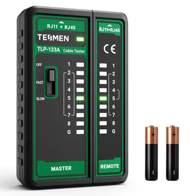 Productafbeelding van Netwerkkabeltester voor RJ11 en RJ45, CAT5/CAT6
