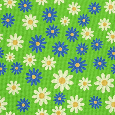 Immagine prodotto di OUTDOOR DECOSTOFFS OXFORD - Motivo fiori blu e bianchi I DX474