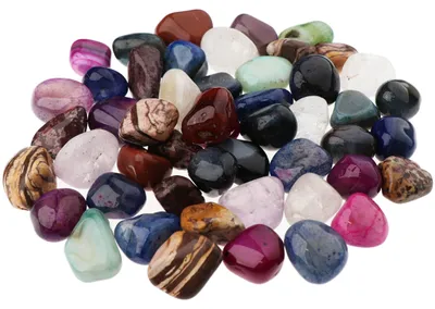 Produktbild von 900g Trommelsteine Multi Mix 25 - 30 mm Heilsteine Edelsteine Schmuckstein Deko