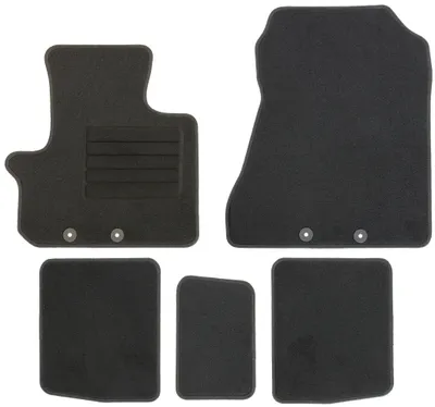 Produktbild von Fußmatten-Set für Toyota IQ, 01/2009-2014, 4-teilig, Schwarz