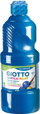 Produktbild von Giotto 000533715 Acrylfarbe 500 ml Cyan Flasche