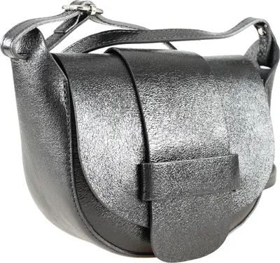 Produktbild von Abendtasche Blink aus Leder mit Metaliceffekt von collezione alessandro