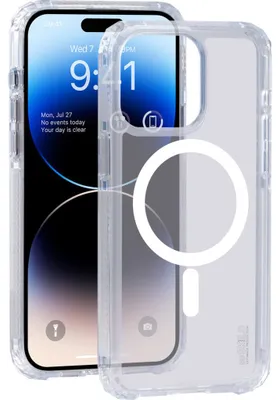 Produktbild von SoSkild Defend Durchsichtig iPhone 15 Pro MagSafe Hülle Hardcase Backcover - Transparent