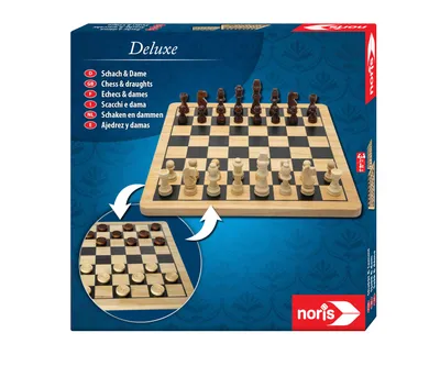 Zdjęcie produktu dla Noris Deluxe Holz - Schach & Dame 606104577