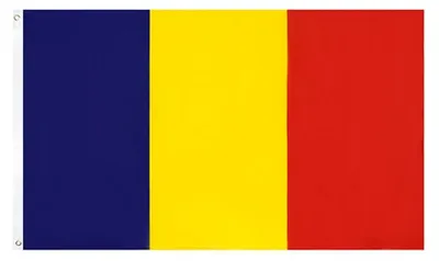 Rumänien Flagge 90x150 cm, Polyester, mit Messingösen