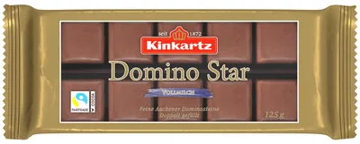 Produktbild von Kinkartz Domino Star Vollmilch 125g