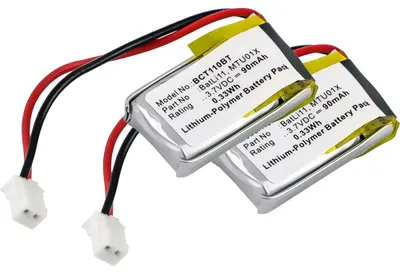 Immagine prodotto di CELLONIC 2x Batteria per Smart home Compatibile con diagral DIAG44ACX, TF410X, Compatibile con D5141, Compatibile con Intercom MTU01X – (90mAh, 3.7V)