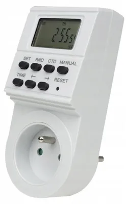 Produktbild von Elektronischer Zeitplaner, programmierbarer Schalter für den Stromverbrauch, wöchentliche Einstellung
