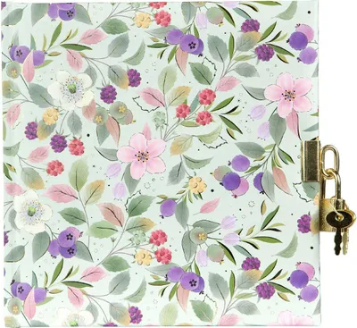 Produktbild von Goldbuch Tagebuch Blissful Blossom Grün 16x16 cm